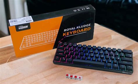 ROYAL KLUDGE RGB Gaming Keyboard - Compact & Versatile