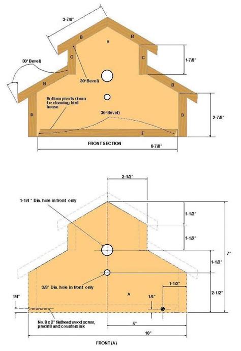 #WoodworkingNetwork | Blaues vogelhaus, Hauspläne, Kit häuser