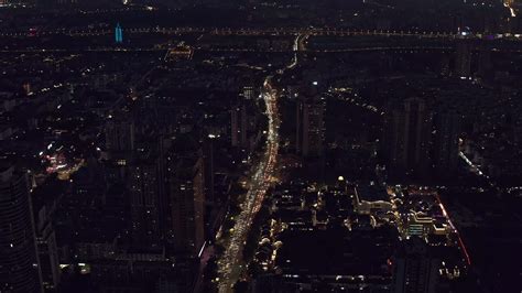 Night scene of the Nanjing city, Jiangsu, China. 27919093 Stock Video at Vecteezy