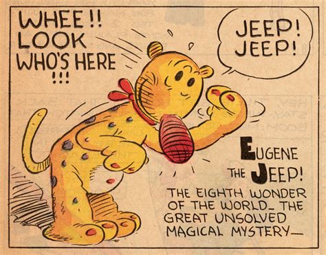 Hake's - EUGENE THE JEEP "AMERICA'S GREATEST COMIC WEEKLY - THIMBLE ...