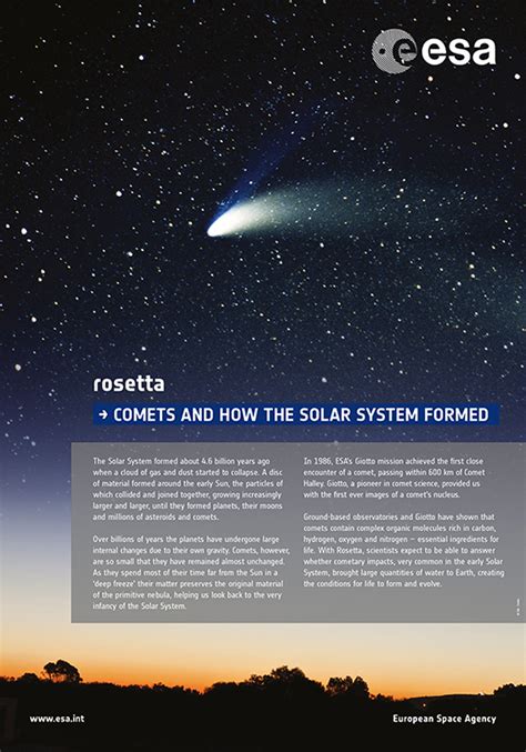 ESA Science & Technology - Comets and how the Solar System formed