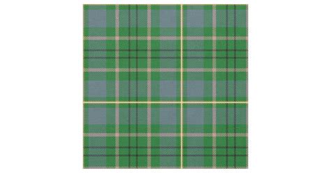 Taylor Tartan Print Fabric | Zazzle