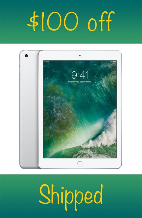 $100 Off Apple iPad 5th Generation 128GB WiFi + Free Shipping! - Mojosavings.com | Apple ipad ...