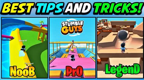 THE BEST TIPS & TRICKS FOR STUMBLE GUYS | Stumble Guys: Multiplayer Royal - YouTube