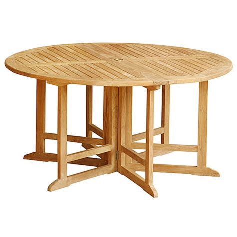 Round Teak Patio Dining Table TOTT002 Outdoor GardenTables