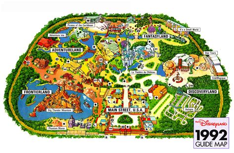 Disneyland Paris Map 2014