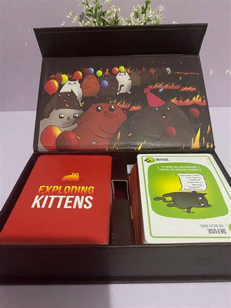 Exploding Kittens Party Pack, Hobbies & Toys, Toys & Games on Carousell