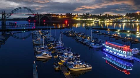 The Historic Yaquina Bay Bridge Is A Masterpiece Along The Oregon Coast