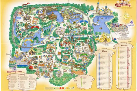 Efteling Theme Park Map