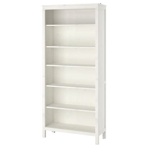 HEMNES bookcase, white stain, 353/8x771/2" - IKEA