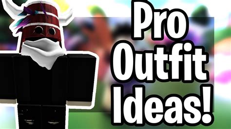 Top 5 Pro Outfit Ideas ROBLOX!! - YouTube