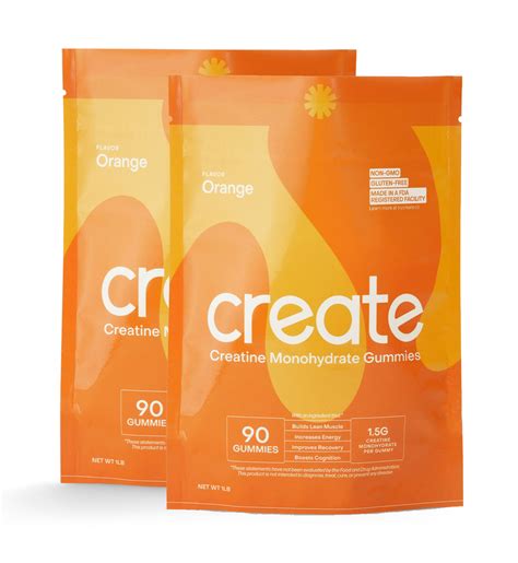 Creatine Monohydrate Gummies - 180 Count– Create Wellness