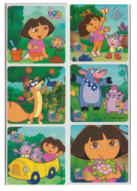 25 Dora the Explorer Stickers 2.5 X 2.5 Each | Etsy