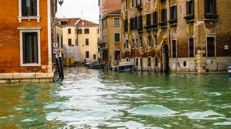 Autumn, Flooded Streets of Venice. Stock Image - Image of autumn, water: 49915307