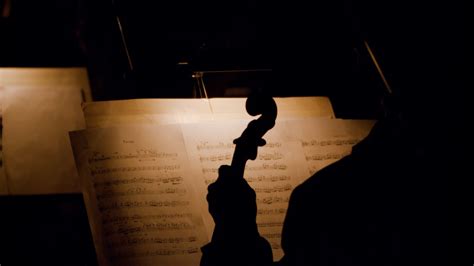 Orchestra score close-up from a violin musician's perspective | Sport ...