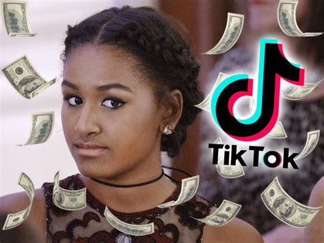 Sasha Obama Could Make Millions on TikTok