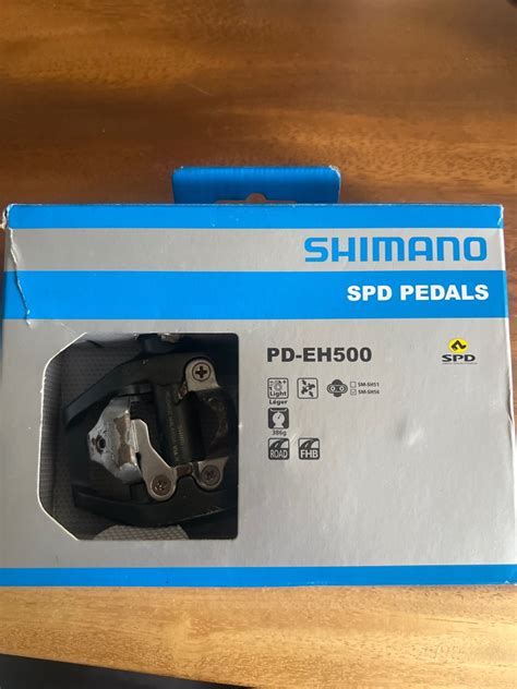 Shimano PD-EH500 SPD pedals, Sports Equipment, Bicycles & Parts, Parts & Accessories on Carousell