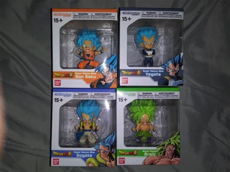 DRAGON BALL SUPER Chibi Masters Figures | Goku, Vegeta, Broly & Gogeta ...