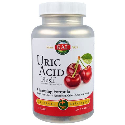 KAL, Uric Acid Flush, 60 Tablets - iHerb