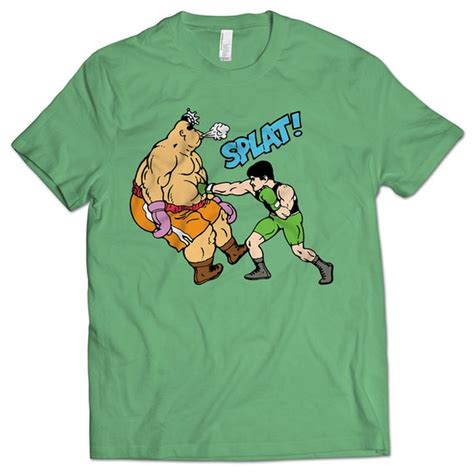 Punch-Out Little Mac vs. King Hippo Men's T-shirt