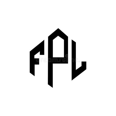 FPL Letter Logo Design with Polygon Shape. FPL Polygon and Cube Shape ...