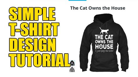 How to Design a T-shirt - Teespring Tutorial - Simplistic Design - YouTube