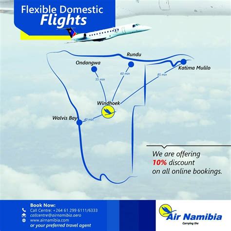 Routes & Schedule - Air Namibia