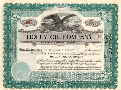 Holly Oil Company - American Oil & Gas Historical Society