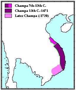 Champa Kingdom Map Champa Location Guide - Suka Sejarah