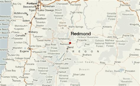 Map Of Redmond Oregon