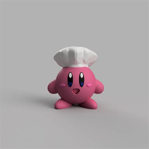 3D file chef kirby・3D printer model to download・Cults