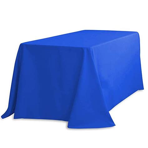 LinenTablecloth 90 x 156-Inch Rectangular Polyester Tablecloth Royal Blue Review | Table cloth ...