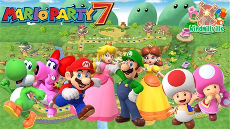 Mario Party 7 - Yoshi & Birdo vs Mario & Peach vs Luigi & Daisy vs Toad & Toadette ...