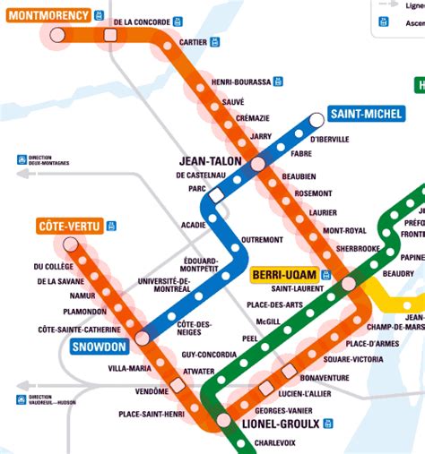 Orange Line Metro Map