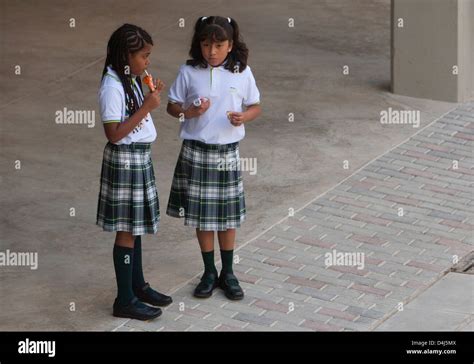 Barcelona, Spain, the first state school in Barcelona with school uniform Stock Photo - Alamy