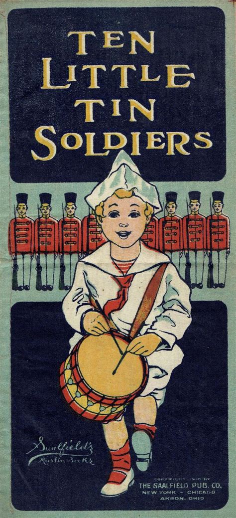 TEN LITTLE TIN SOLDIERS by Anonymous: Near Fine Soft cover (1910) | Wallace & Clark, Booksellers