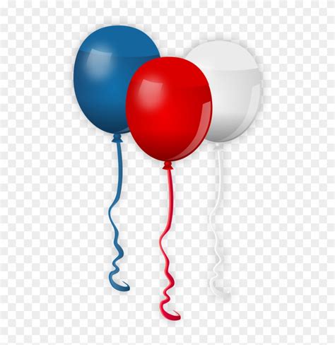 4th July Balloons - Red White Blue Balloons Transparent Background ...