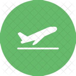 Flight takeoff Icon - Download in Glyph Style