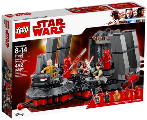 LEGO Star Wars 75216 pas cher, Salle du trône de Snoke