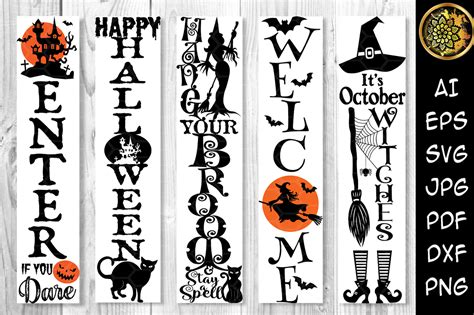 Halloween Home Porch Sign SVG V.1 Graphic by V-Design Creator ...