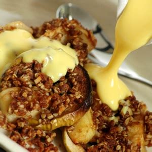 Baked Pink Lady® apple pudding with crunchie topping by Ina Paarman | Food24