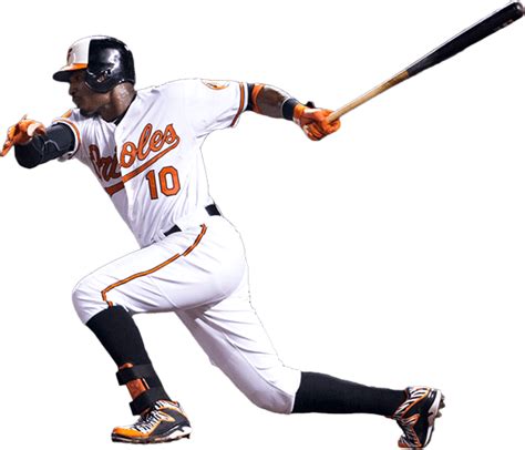 Baltimore Orioles Adam Jones transparent PNG - StickPNG