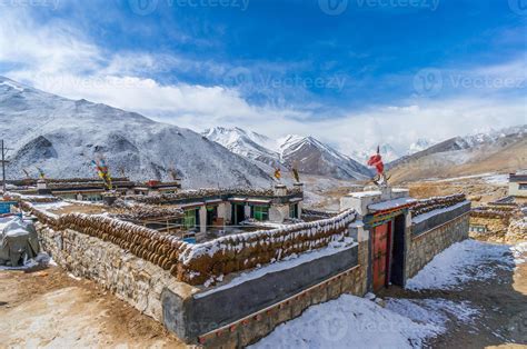 Tibet traditional house style 1336239 Stock Photo at Vecteezy