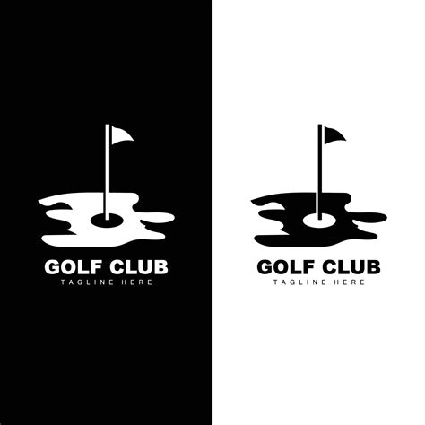 Golf Team Sport Logo Design Tournament Illustration Symbol Template ...