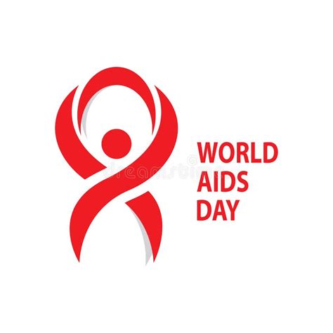 World aids day logo images stock vector. Illustration of protection ...