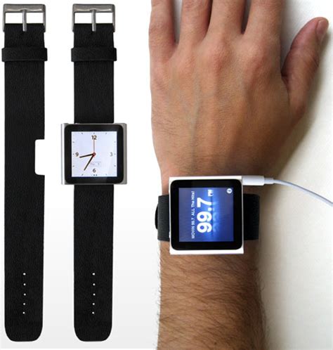 Two Straps That Turn Your iPod Nano 6 Into A Watch