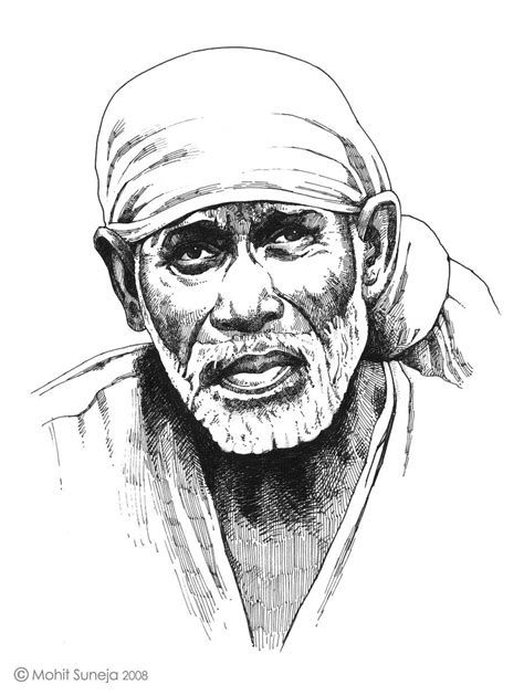 SAI baba 02 by suneja on DeviantArt | Sai baba, Sai baba wallpapers ...