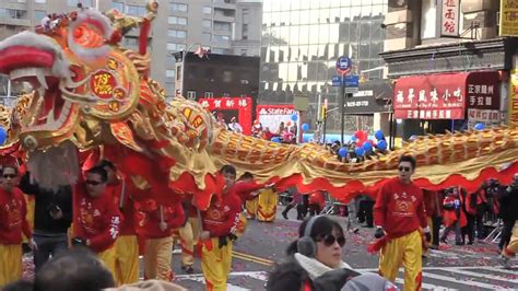 Chinese New Year Parade in New York Chinatown - YouTube