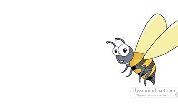 Animals Animated Clipart: flying-bee-animation : Classroom Clipart