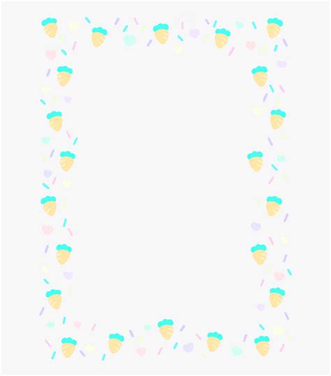 Transparent Easter Border Png - Cute Kawaii Designs Borders, Png Download , Transparent Png ...